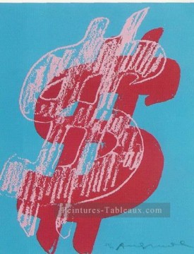 Signo de dólar Andy Warhol Pinturas al óleo